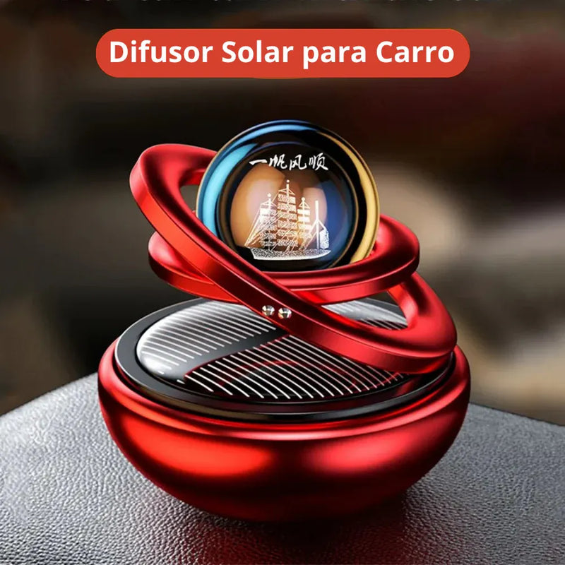 Lobo Planetário Movimento Solar Rotativo Difusor Para Carro | Panda Aromas