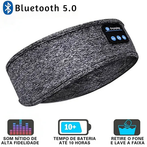 Fone de Ouvido Bandana Inteligente – Headband Bluetooth |