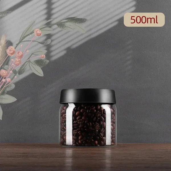 Frasco de Vidro para Café com Vedação a Vácuo | Panda Aromas