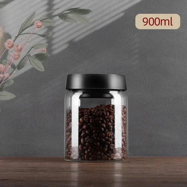 Frasco de Vidro para Café com Vedação a Vácuo | Panda Aromas